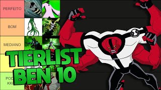 TIER LIST DOS ALIENS DO BEN 10 APENAS A VERDADE [upl. by Tiffie751]