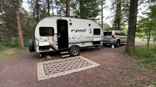 2021 RPod 190 arriving at camp ground and setting up [upl. by Lamoureux475]