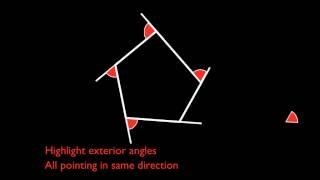 Exterior Angles of Polygons [upl. by Martainn448]