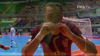 Russia v Spain  FIFA Futsal World Cup 2016  Match Highlights [upl. by Zacharie813]