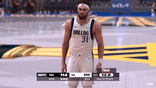 NBA 2K25 In Season Tournament Mode  WARRIORS vs MAVERICKS FULL GAME HIGHLIGHTS [upl. by Xuagram]