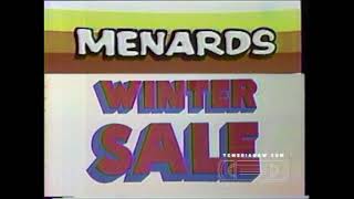 Menards  Winter Sale commercials January 1986 [upl. by Amarillas920]