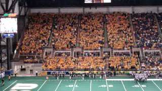 NDSU Bison Game Student Section Celebrates [upl. by Charmaine]