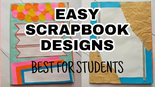 SCRAPBOOK COVER PAGE  HOW TO MAKE SCRAPBOOK  Crafts and DIYs [upl. by Januisz]