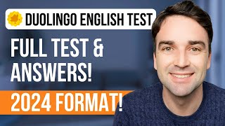 Duolingo English Test 2024  Full Test amp Answers [upl. by Laurinda]