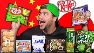 PROVANDO KIT KAT DA ÁSIA COMIDAS ESTRANHAS [upl. by Bendick971]