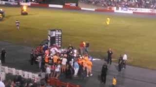 Miller and Myers wreck fight at Bowman Gray [upl. by Adohr]