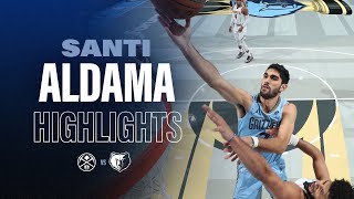 Santi Aldama Highlights vs Denver Nuggets [upl. by Schramke744]