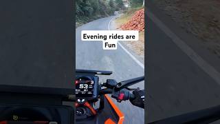 Do you also love evening ride ktmduke390 eveningride ytshorts duke390shorts [upl. by Lorak]