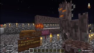 Minecraft Expansion Pack 19 TrophyAchievement World [upl. by Airotel]