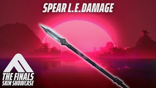 SPEAR LEDAMAGE Skin Review  The Finals Season 3 Metro Drifter Set [upl. by Florry]