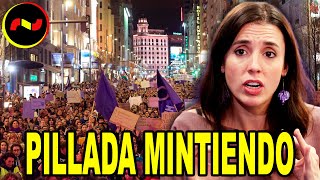 Irene Montero RECONOCE QUE MINTIÓ y que estaba infectada de COVID en el 8M [upl. by Ardis570]