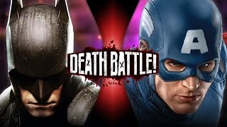 Batman VS Captain America DC VS Marvel  DEATH BATTLE [upl. by Nnylekoorb852]