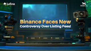 Binance Faces New Controversy over listing fees [upl. by Anihcak150]