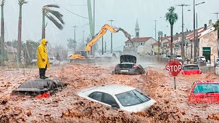 Severe Flooding in Marseille France City Submerged After RecordBreaking Rainstorm [upl. by Goldston]