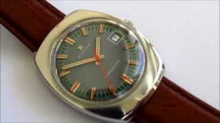 Edox Hydromatic vintage mens wristwatch [upl. by Gower711]