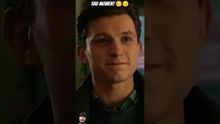 Spider man 🕷️🕸️ sad moment sad moments spiderman sad spider man avengers marvel shorts [upl. by Akemhs]