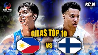 Gilas Pilipinas vs Finland Highlights  FIBA World Cup 2023 tuneup game fibawc [upl. by Eniawd]