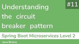 11 Understanding the circuit breaker pattern  Spring Boot Microservices Level 2 [upl. by Etteiluj]