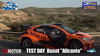 Test Day Previous Rallye La Nucia 2024 CERA [upl. by Kirt]