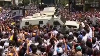 CNN cams taken at gunpoint in Venezuela [upl. by Arbmahs]