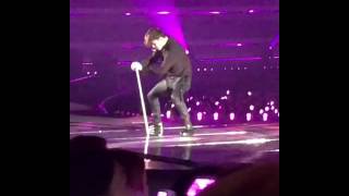 Exo Kai dancing to artificial loveexo rdium first day160722 [upl. by Shandee540]