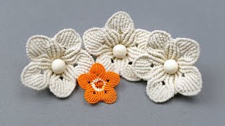 BEAUTIFUL MACRAME FLOWERS FOR MICRO amp MACRO MACRAMÉ [upl. by Solegnave]