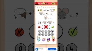 Brain test level 140 correcttheequationbraintest trending games braintest [upl. by Reniti]