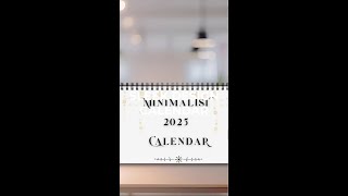 Sleek Modern Wall Calendar 2025 Planner Monthly Date Organizer [upl. by Euqnimod]