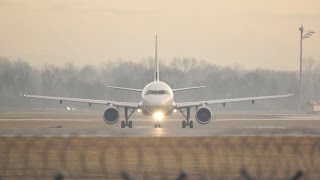 Lufthansa Airbus A319112 Flight LH1824 departure from Munich to Bilbao DAIBD [upl. by Ardnossac]