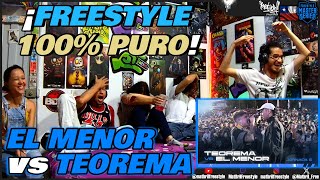 🔴COLOMBIANOS REACCIONAN a EL MENOR vs TEOREMA  FREESTYLE 100 PURO🔥 FMS CHILE JORNADA 5 20232024 [upl. by Remle]