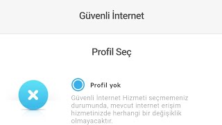 Güvenli İnterneti Kapatma İnternet Erişim Engelini Kaldırma Türkcell Vodafone Güvenli İnternet Kapat [upl. by Atterg]