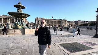 Fontaine des Mers at Place de la Concorde Paris [upl. by Cirle]