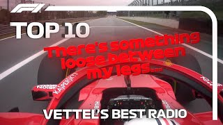 Sebastian Vettels Top 10 Radio Moments in F1 [upl. by Deck]