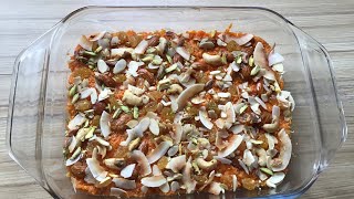 Gajjar ki Burfi very easy and very tasty recipe [upl. by Annaehs]