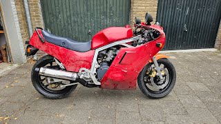 1986 Suzuki GSXR750 slabby back from the dead [upl. by Sirtaeb]