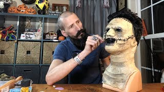 Leatherface Mask from Texas Chainsaw Massacre Tutorial [upl. by Elnora295]