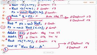 29OOPConstructors and Destructors Implicit Calling Exercises  C [upl. by Aiahc]