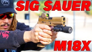 The BRAND NEW Sig Sauer M18X  The OPTIC Cost More Than The Gun and I Love It [upl. by Zaslow632]