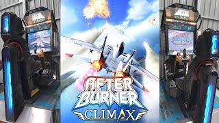 After Burner Climax  playthrough F14D Super Tomcat on moving machine [upl. by Melody]