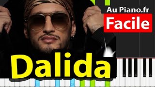 Dalida Soolking Piano Facile Instru Rap [upl. by Hinze]