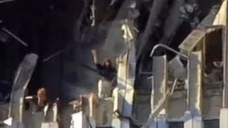 Good quality video of edna cintron waving on the north tower of wtc [upl. by Ellinehc]