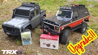 Traxxas TRX4 Steering Servo upgrade Savox SW1210SG [upl. by Flynn643]