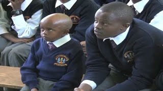 Boy who made Uhuru laugh joins Form One [upl. by Persian394]