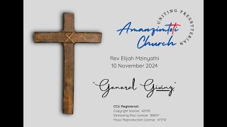 Amanzimtoti Uniting Presbyterian Church Sunday 10 November 2024 [upl. by Nivrac753]