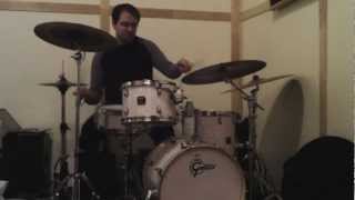 Jamming on my Gretsch Catalina Club Jazz kit [upl. by Ayadahs]