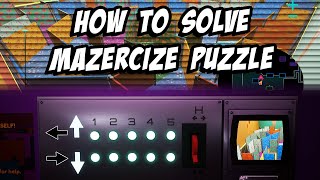 How to Solve the Mazercise Puzzle in FNAF Security Breach [upl. by Abocaj]