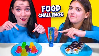 ASMR Sushi VS Jelly Food Challenge With Most Popular Spicy Sweet and Sour Food [upl. by Attenod]