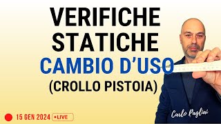 Verifiche statiche per Cambio duso norme e consigli [upl. by Rojam150]