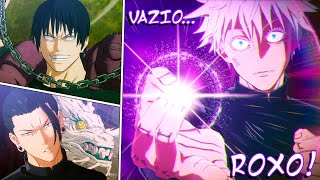 TESTEI A NOVA DLC DO JOGO DE JUJUTSU KAISEN INSPIRADO NO ARCO DO INVENTÁRIO OCULTO GOJO VS TOJI [upl. by Leroy]